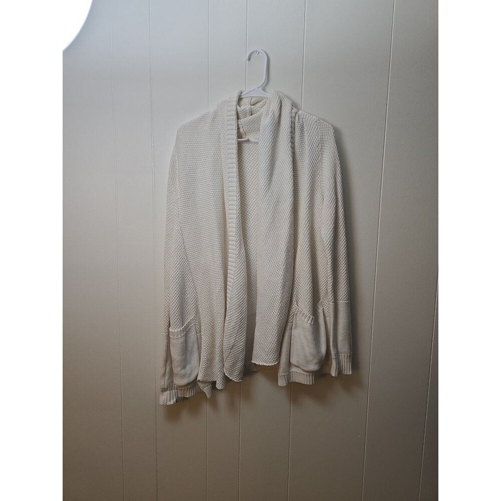 Rip Curl Women's Open Front Hooded Knit Cardigan Sweater (S)